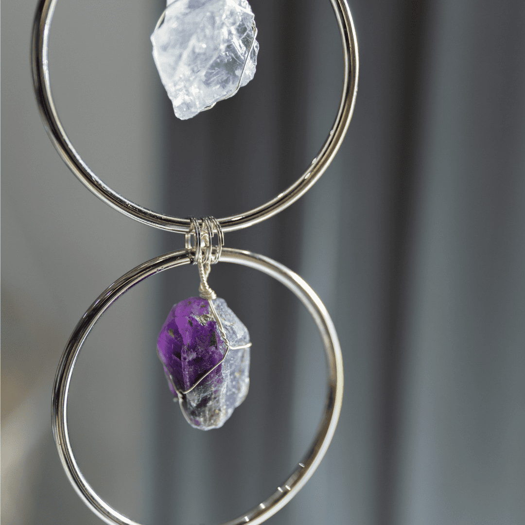 Colossal Equilibrium Balance Rings Silver