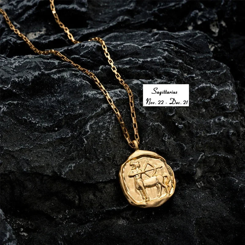 Artisan Zodiac Medallion Necklace