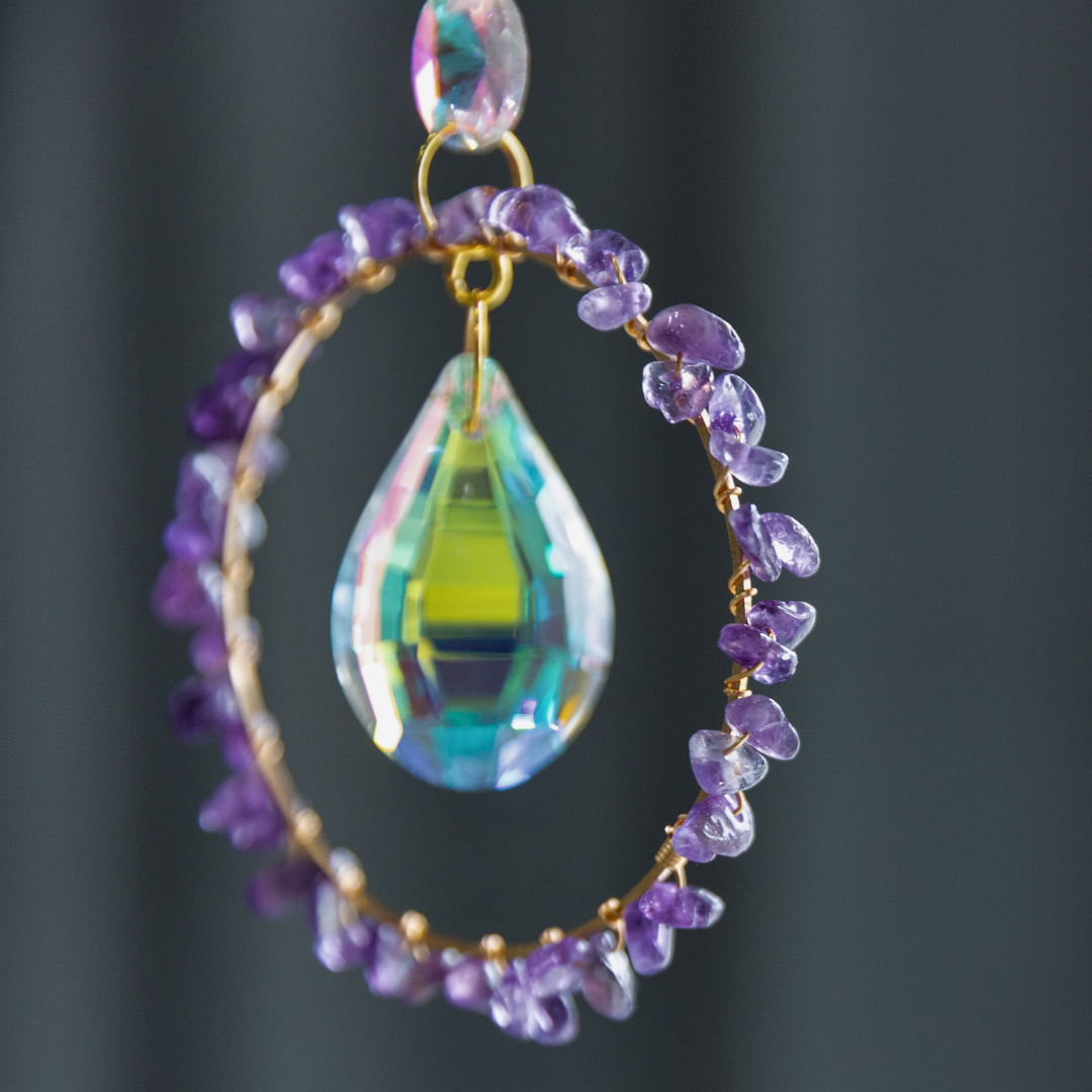 Zenya Crystal Suncatcher Amethyst Calm · Intuition · Harmony