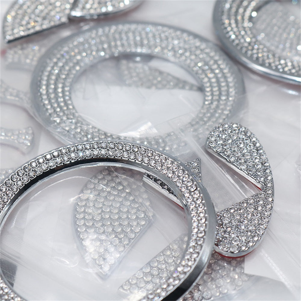 Black Friday Sale🎉50% OFF🎉Creative Steering Wheel Crystal Sticker