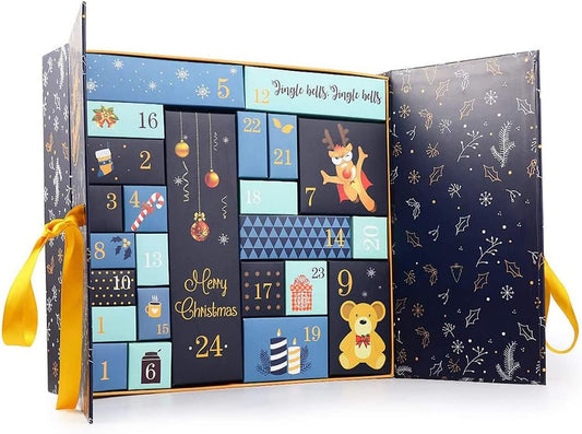 Crystal Advent Calendar Kit: 24 Day Christmas Countdown, Mystery Gift
