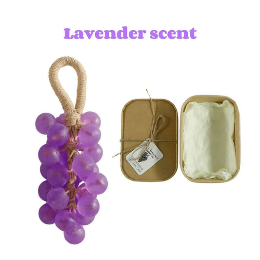 🔥Hot Sale🔥Personalized Original Handmade Crystal Grape Soap Gentle Cleansing Soap