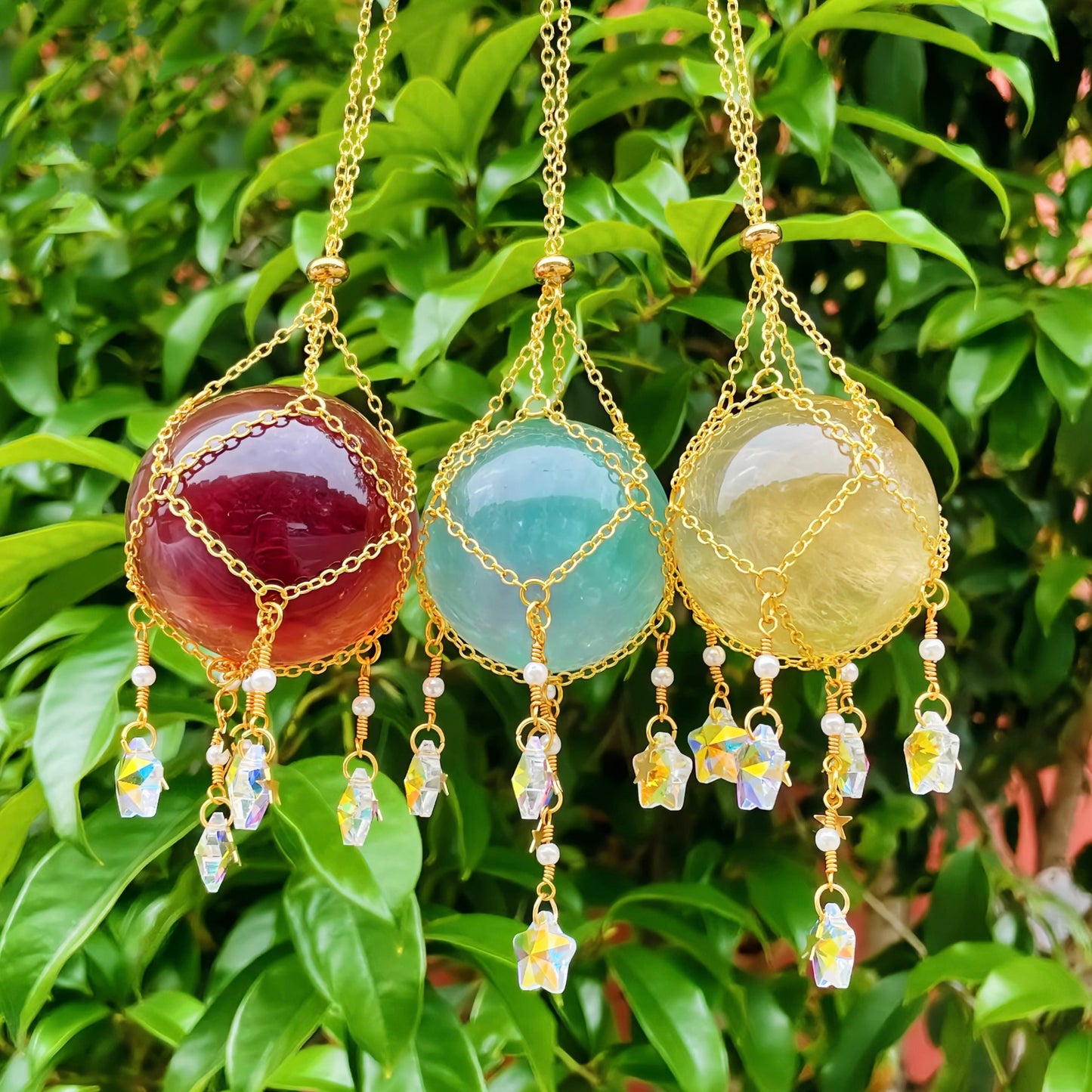 Interchangeable Crystal Sphere Net