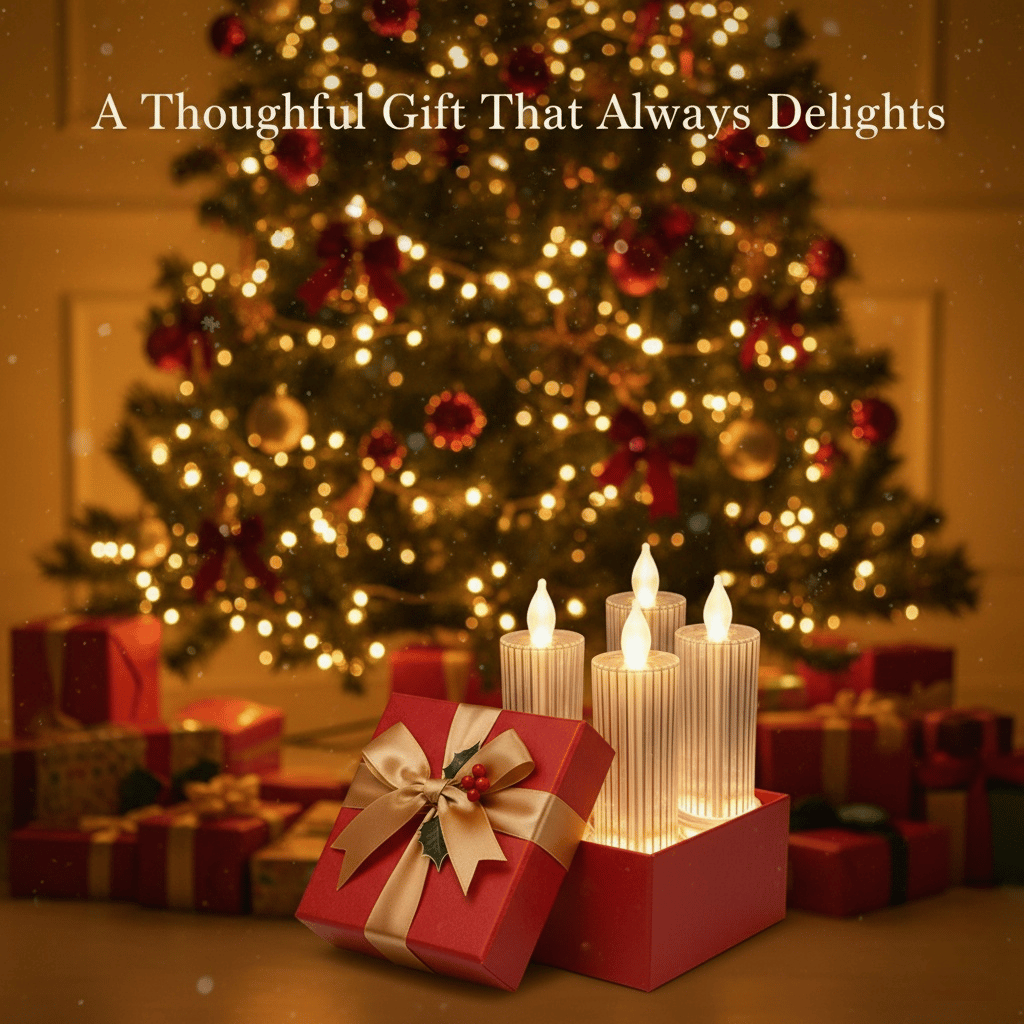 🔥HOT SALE 49%OFF✨🕯️LED Crystal Candle Lights（4pcs in 1 set）