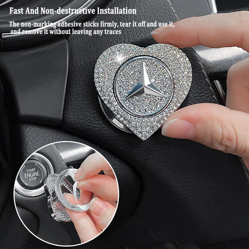 Black Friday Sale 🔥49% OFF🔥Heart-shaped Diamond-studded One-button Start Protective Case