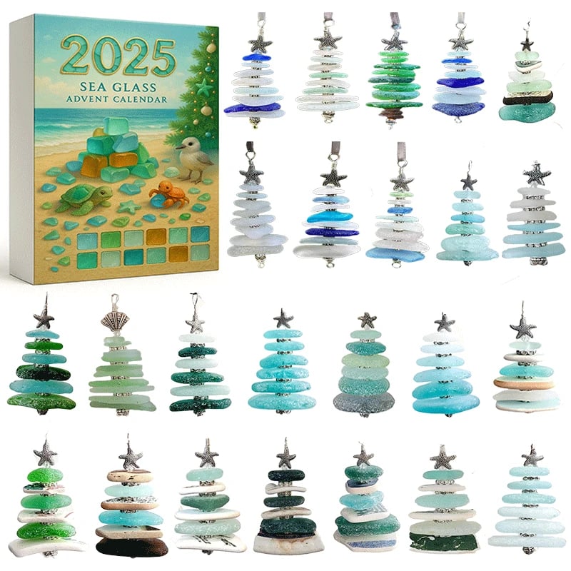 🌊🎄2D Acrylic Christmas Tree Countdown Calendar