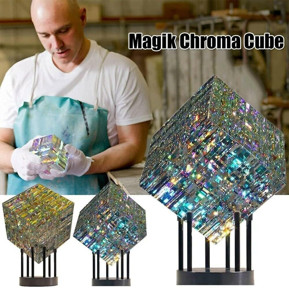 Magik Chroma Handmade Crystal Cube