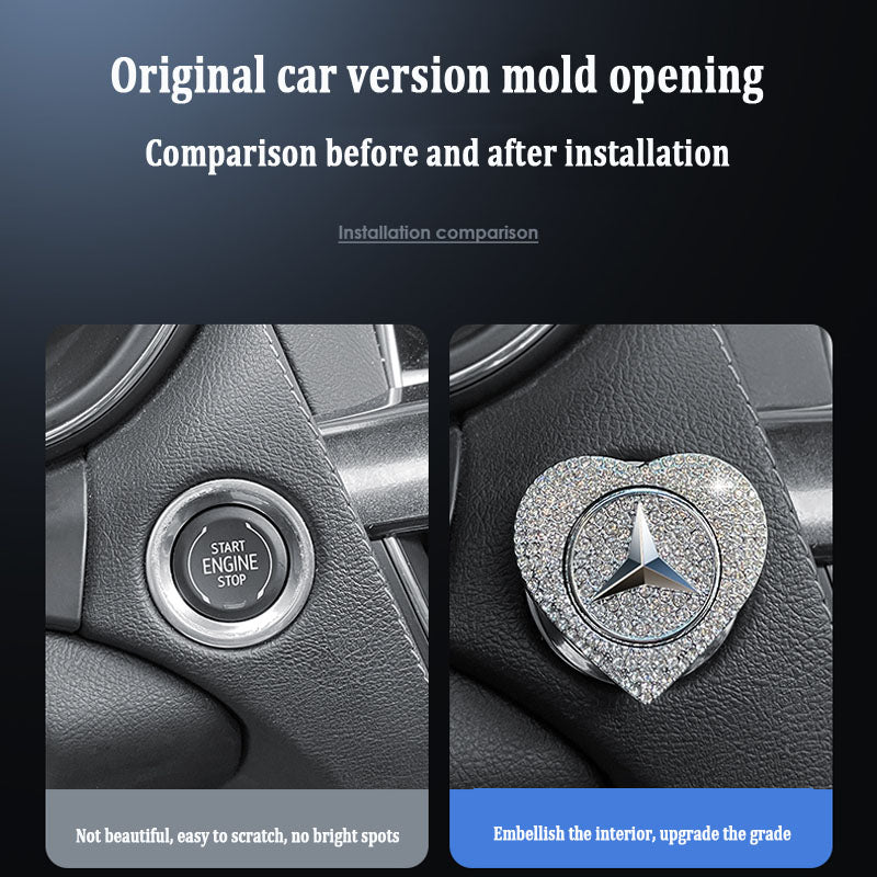 Black Friday Sale 🔥49% OFF🔥Heart-shaped Diamond-studded One-button Start Protective Case