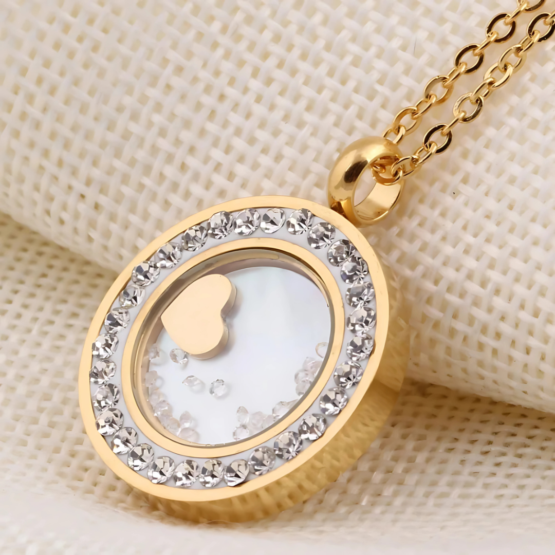 "Forever in My Heart" Floating Memory Locket