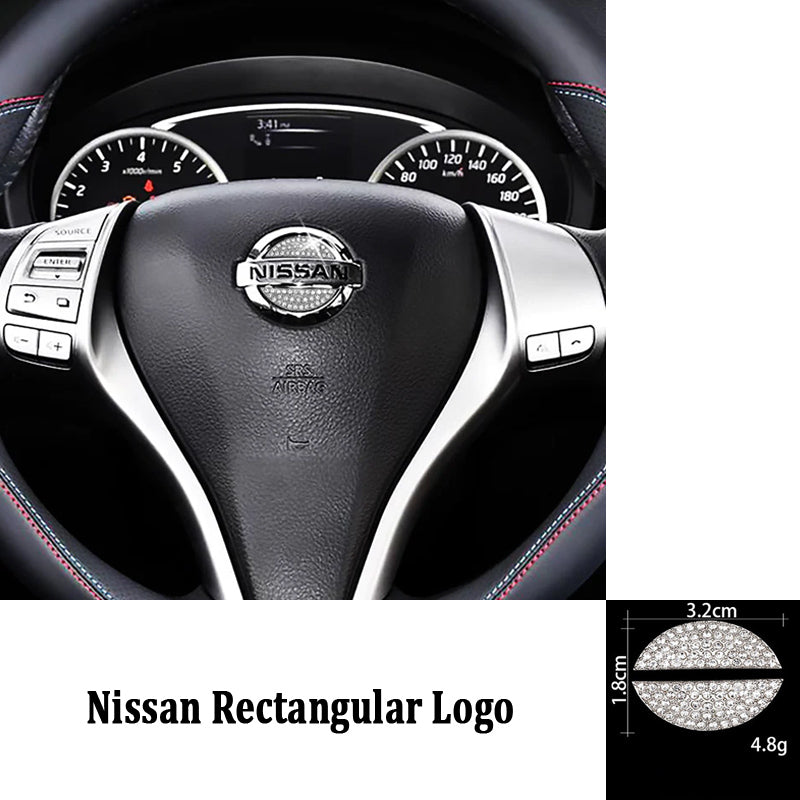 Black Friday Sale🎉50% OFF🎉Creative Steering Wheel Crystal Sticker