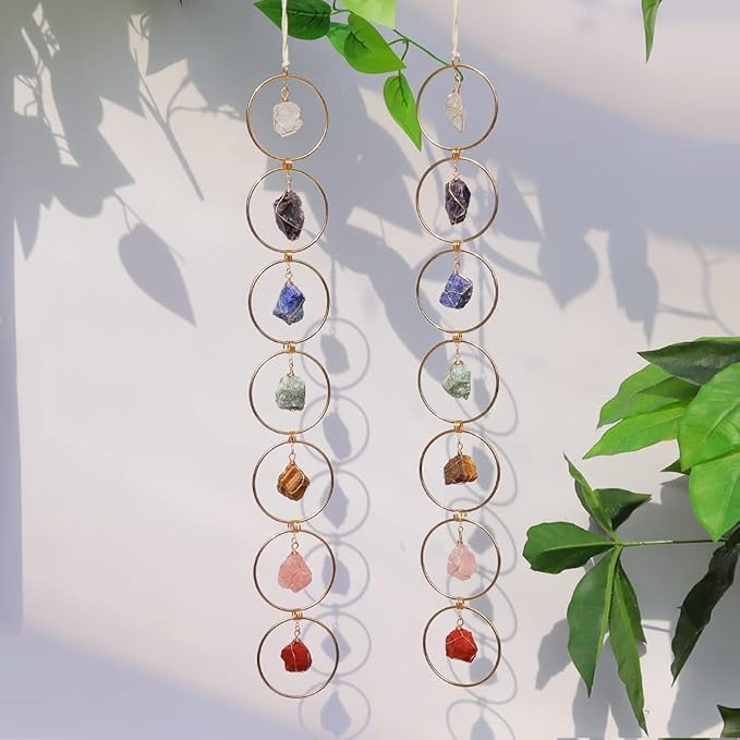 🔥Raw Crystal 7 Chakra Gemstone Wall Decor