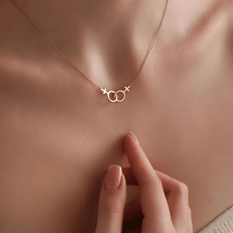 Linked by Love™ Double Venus Necklace