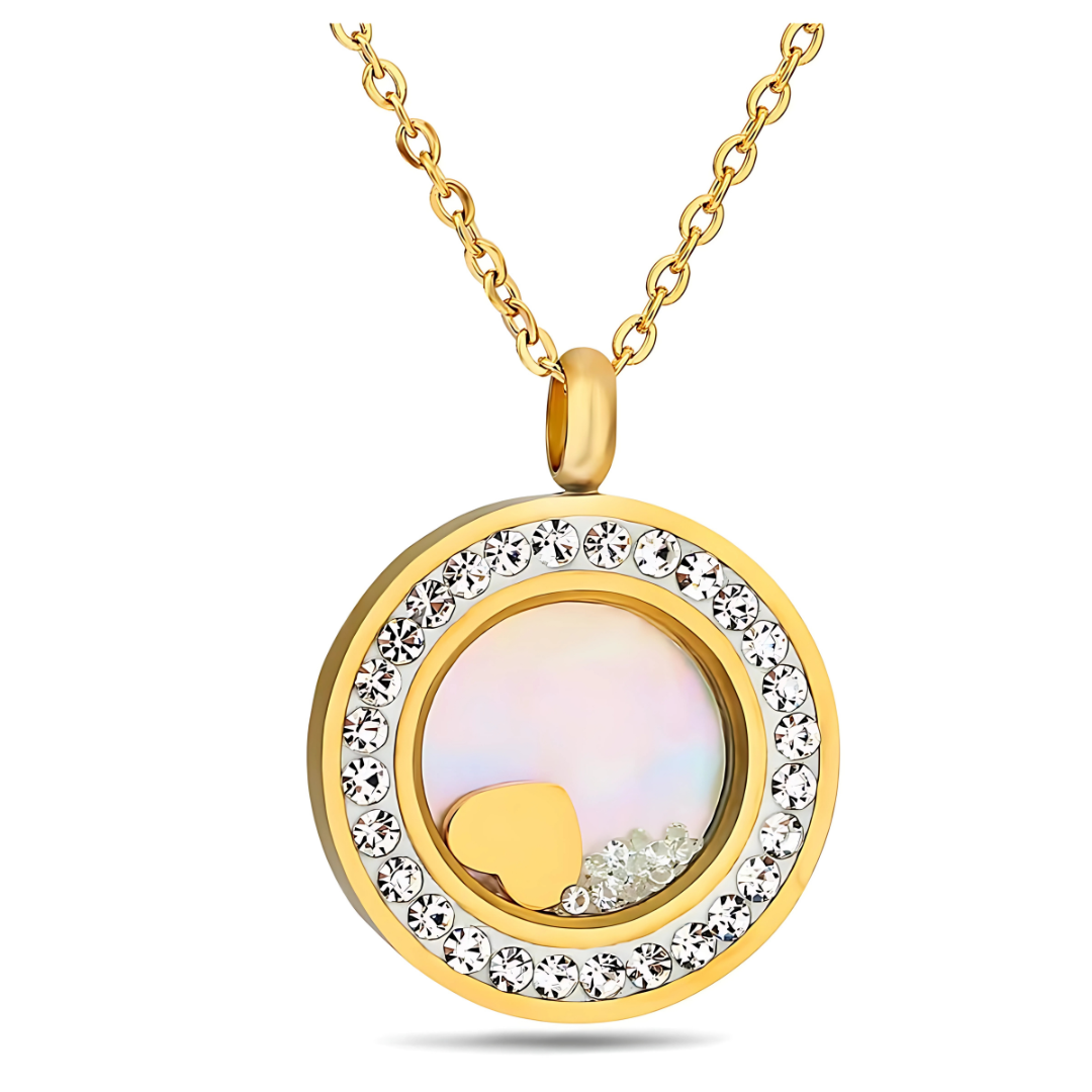 "Forever in My Heart" Floating Memory Locket