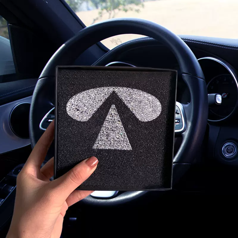 Black Friday Sale🎉50% OFF🎉Creative Steering Wheel Crystal Sticker