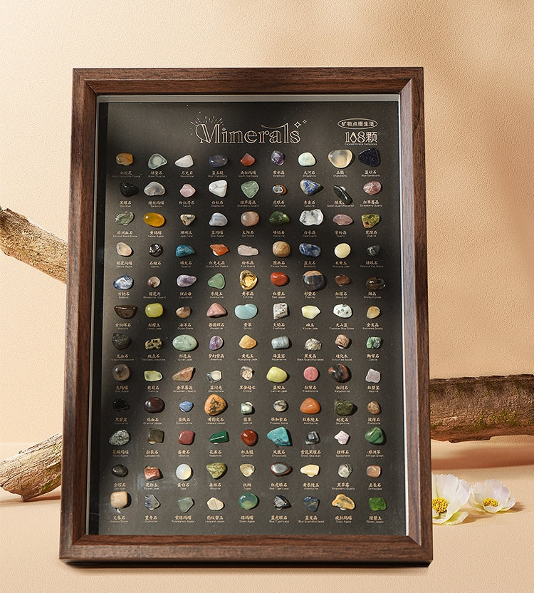 Crystal & Mineral Specimen Collection (108 pcs) – Perfect Gift & Decoration