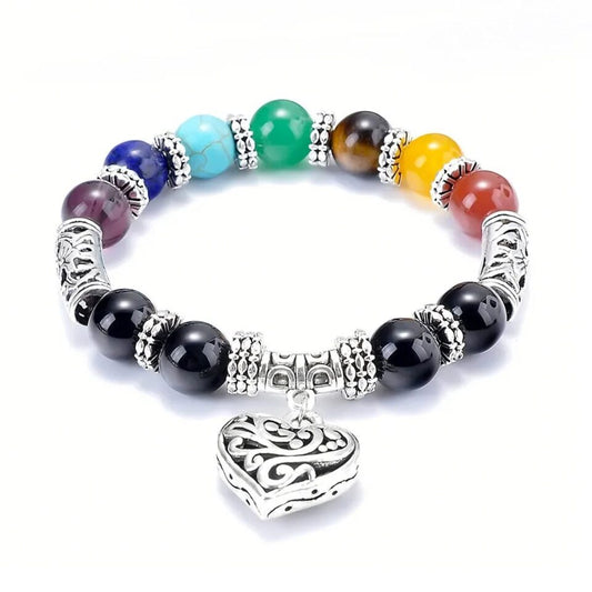 7 Chakra Reiki Heart Bracelet