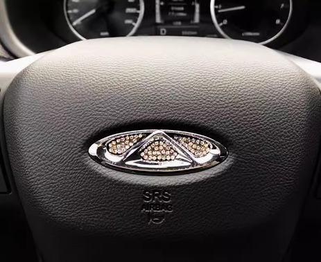 Black Friday Sale🎉50% OFF🎉Creative Steering Wheel Crystal Sticker