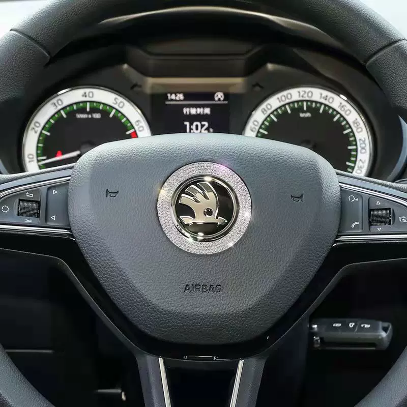 Black Friday Sale🎉50% OFF🎉Creative Steering Wheel Crystal Sticker