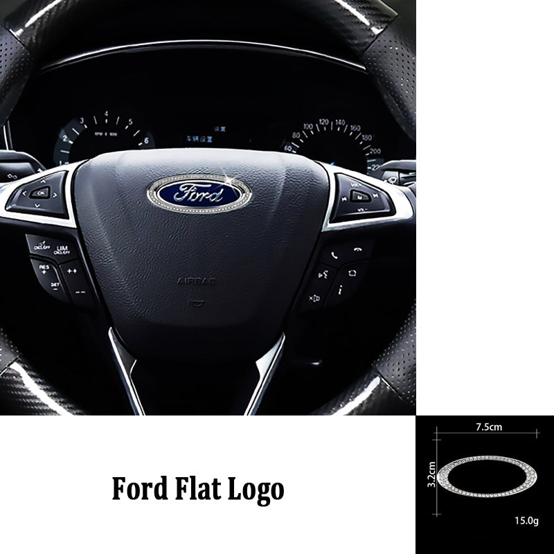 Black Friday Sale🎉50% OFF🎉Creative Steering Wheel Crystal Sticker