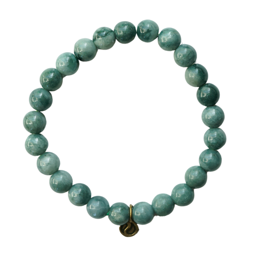 Blue-Green Guatemalan Jade Bracelet