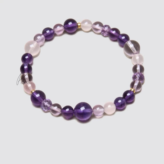 Tashi 2S Amethyst & Rose Quartz