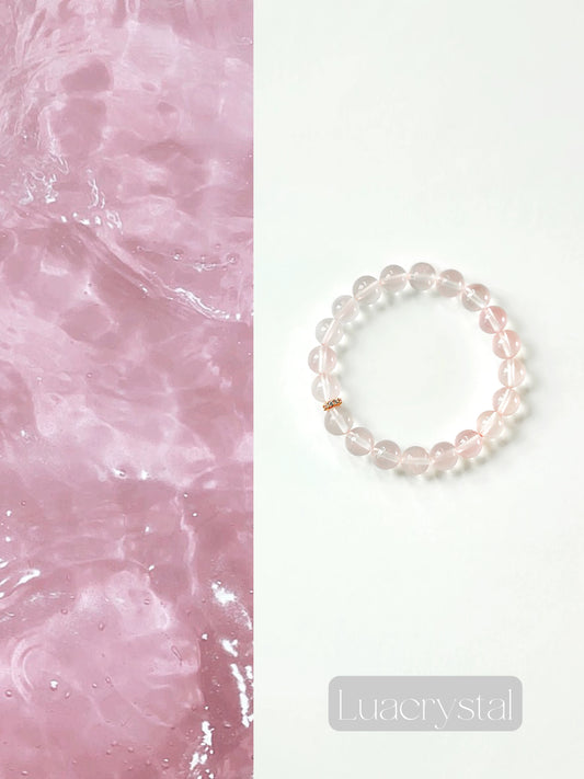 QT Rose Quartz bracelet
