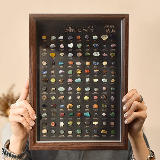 Crystal & Mineral Specimen Collection (108 pcs) – Perfect Gift & Decoration