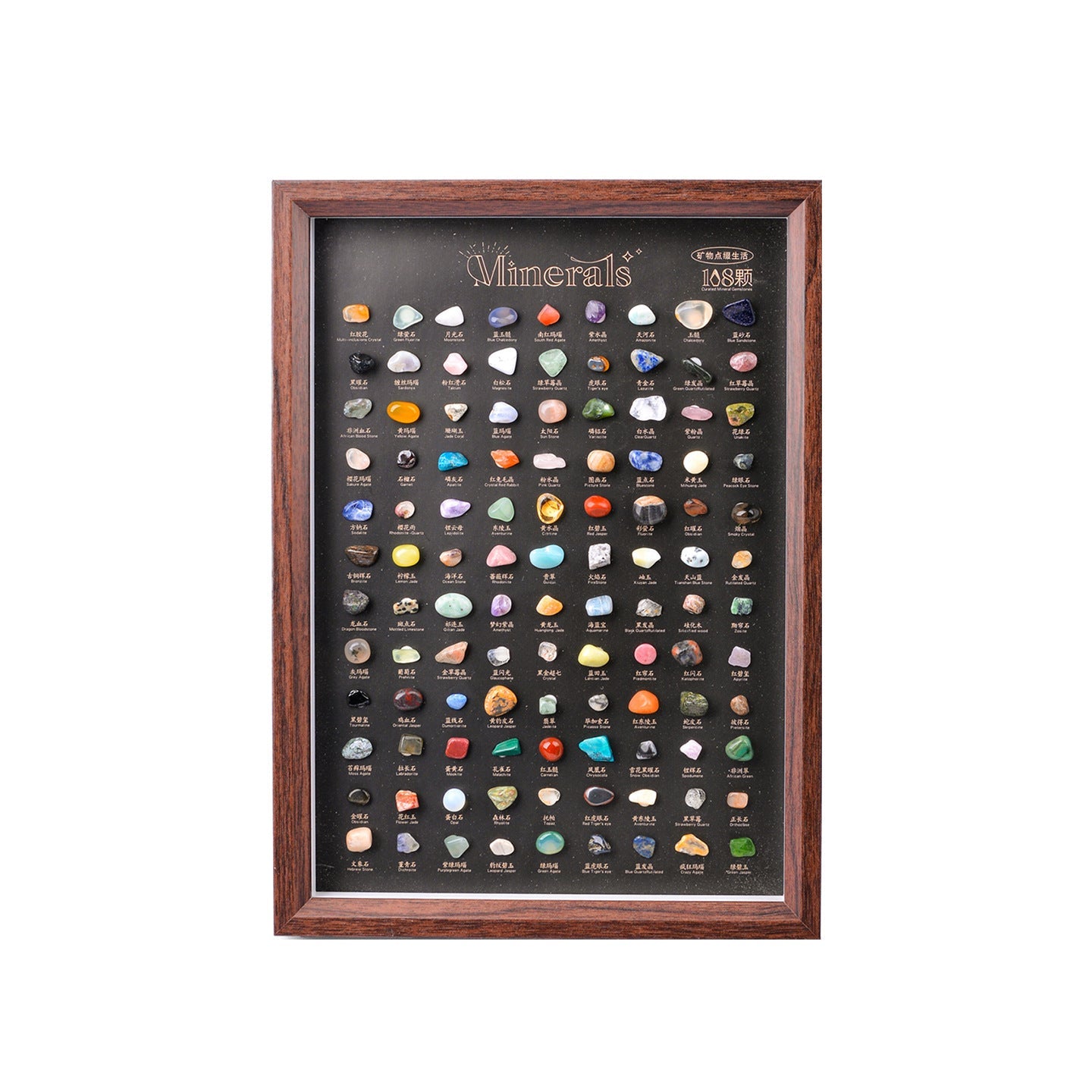 Crystal & Mineral Specimen Collection (108 pcs) – Perfect Gift & Decoration