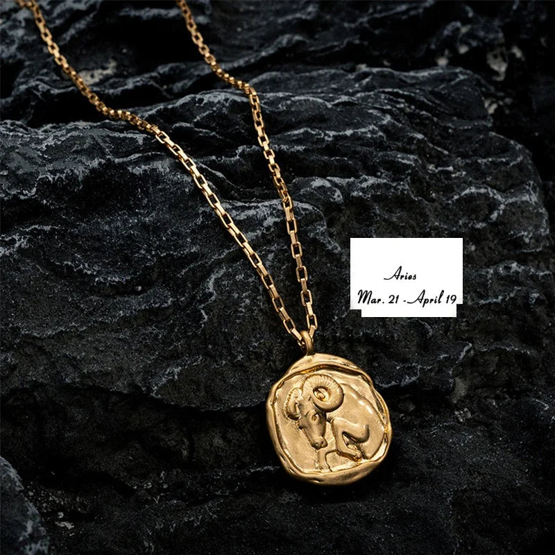Artisan Zodiac Medallion Necklace