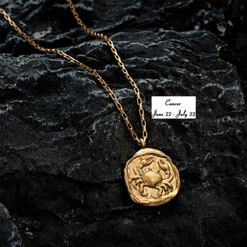 Artisan Zodiac Medallion Necklace