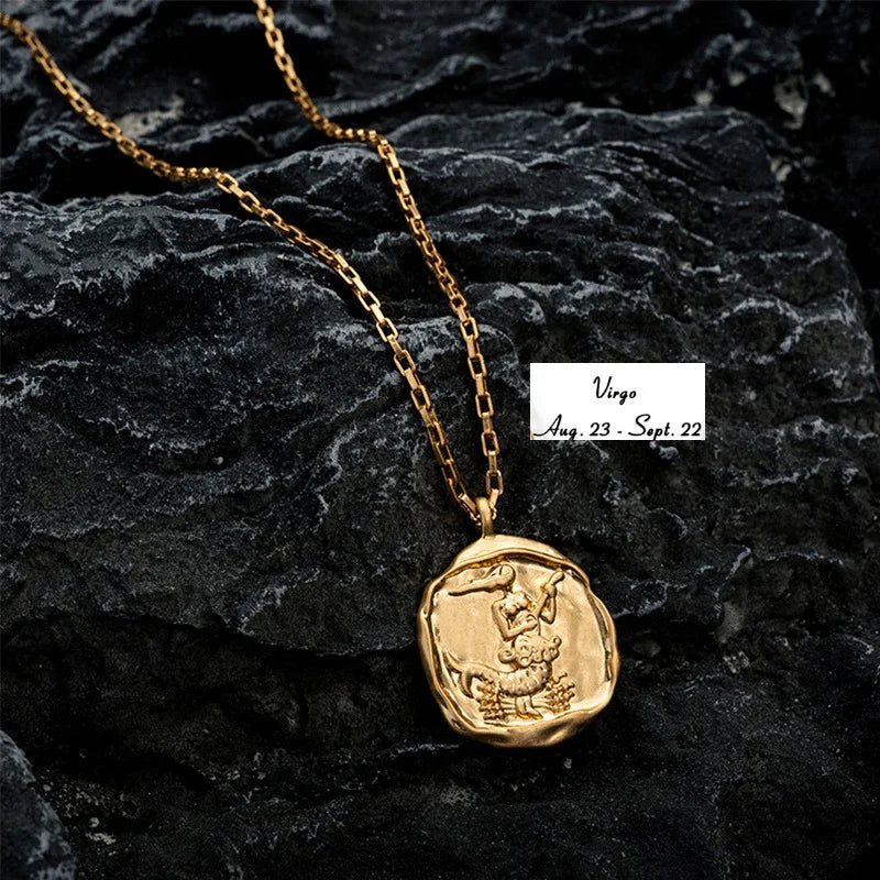 Artisan Zodiac Medallion Necklace