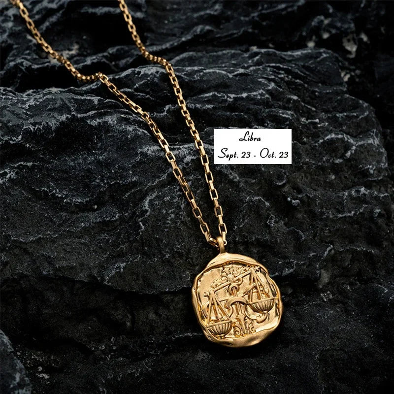 Artisan Zodiac Medallion Necklace