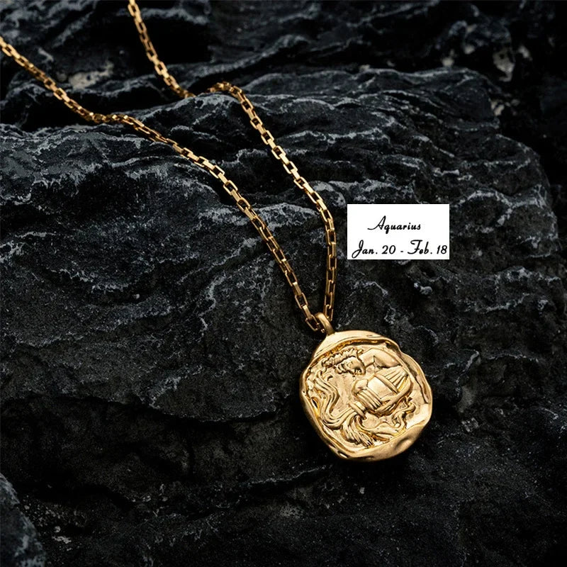 Artisan Zodiac Medallion Necklace