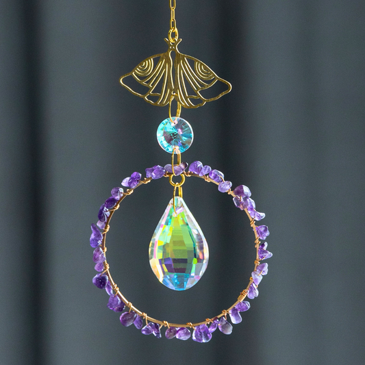 Zenya Crystal Suncatcher Amethyst Calm · Intuition · Harmony