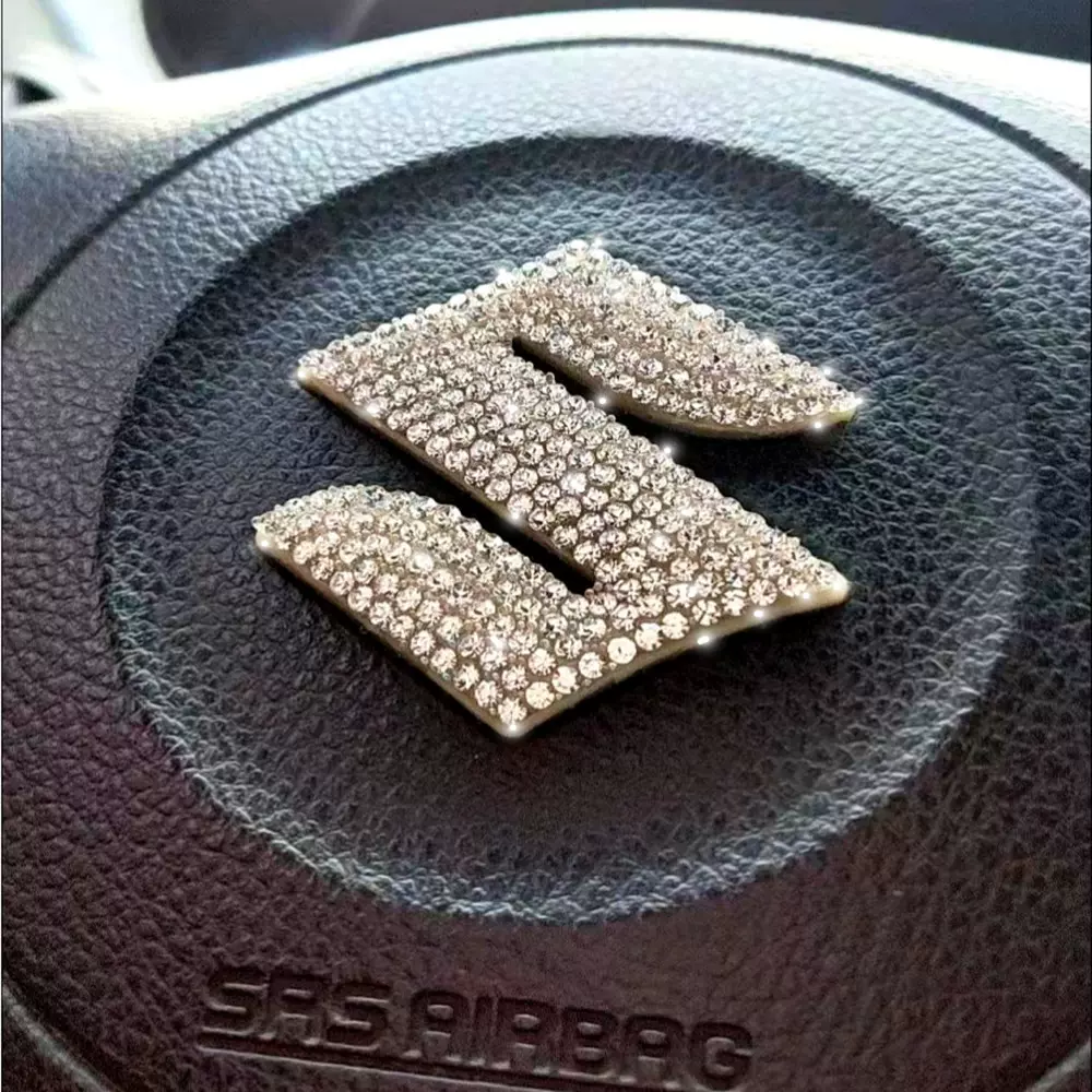 Black Friday Sale🎉50% OFF🎉Creative Steering Wheel Crystal Sticker