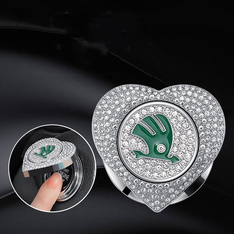 Black Friday Sale 🔥49% OFF🔥Heart-shaped Diamond-studded One-button Start Protective Case