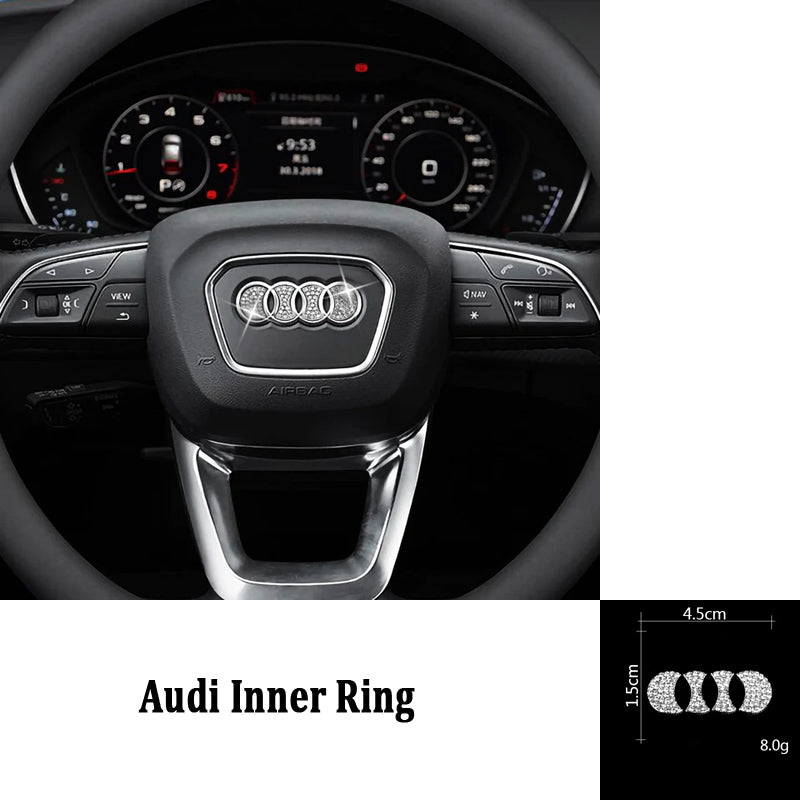 Black Friday Sale🎉50% OFF🎉Creative Steering Wheel Crystal Sticker