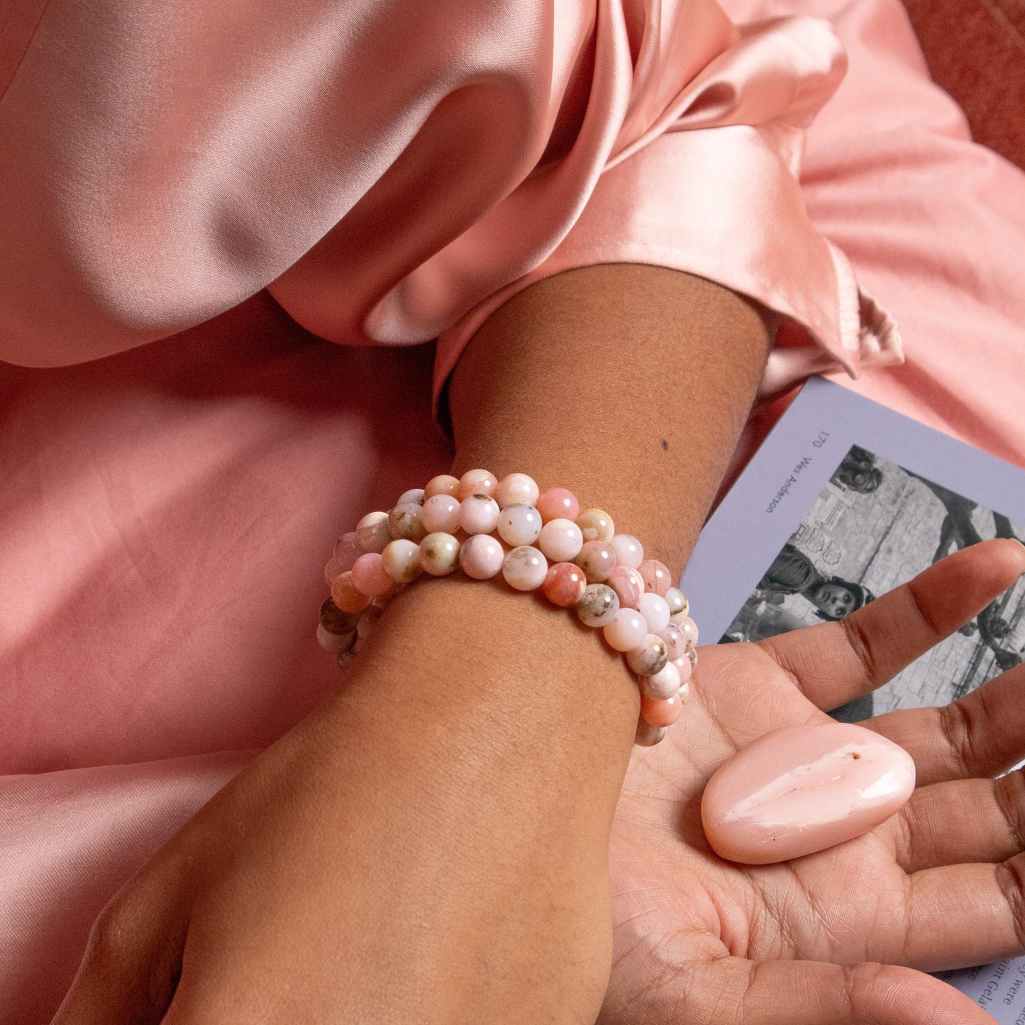 Pink Opal Bracelet